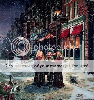 Cristmas eve singing christmas carols Pictures, Images and Photos