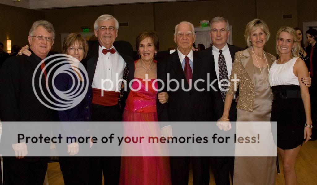 Claudia and Alan Kennedy with family and friends