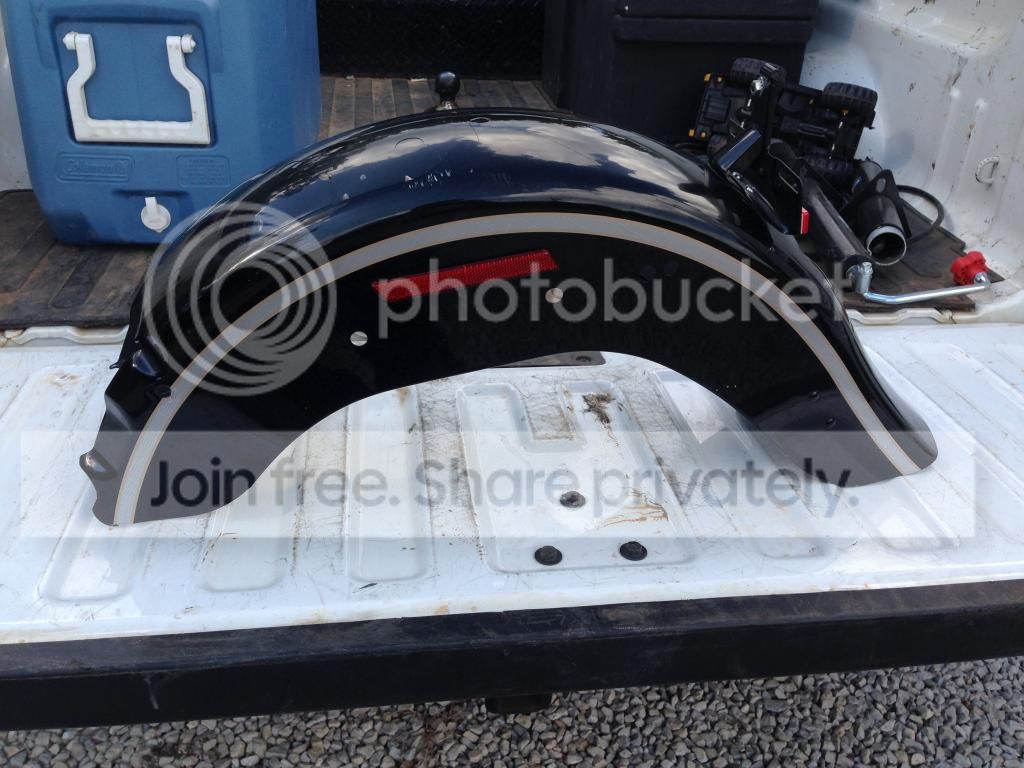 harley davidson fatboy rear fender trim